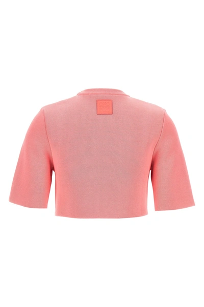 Shop Loewe Women 'reproportioned' Cropped Top In Pink