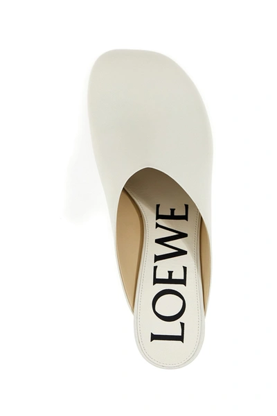 Shop Loewe Women 'toy' Mules In White