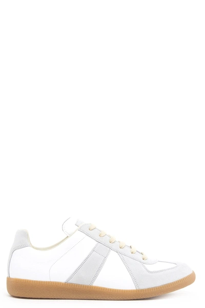 Shop Maison Margiela Men 'replica' Sneakers In White