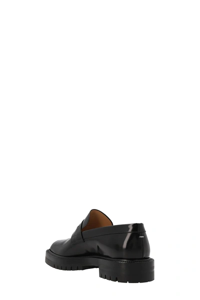 Shop Maison Margiela Men 'tabi' Loafers In Black