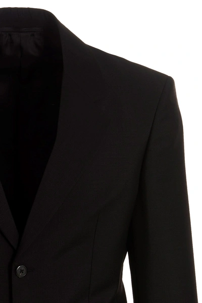Shop Prada Men Single-breasted Blazer In Black