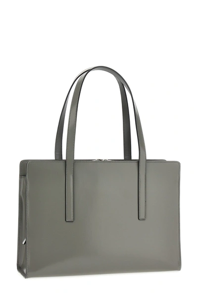 Shop Prada Women 're Edition 1995' Handbag In Gray