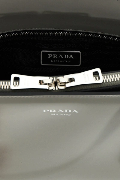 Shop Prada Women 're Edition 1995' Handbag In Gray