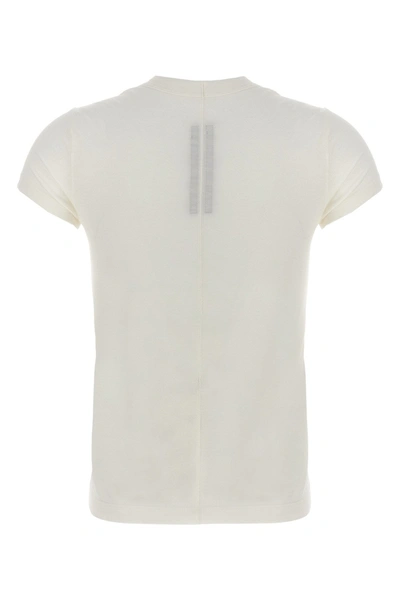 Shop Rick Owens Women 'cropped Level Tee' T-shirt In White