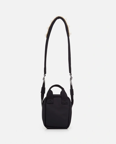 Shop Simone Rocha Women Beaded Mini Classic Bow Crossbody Bag In Black