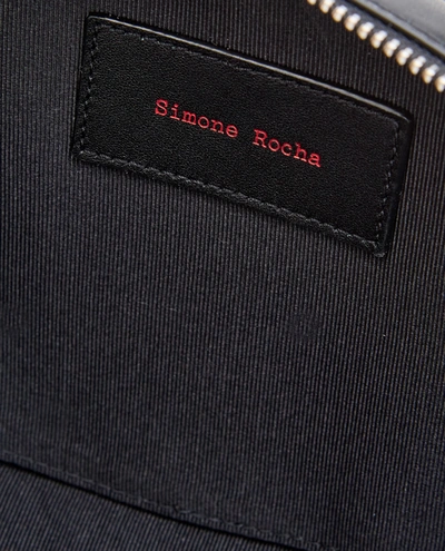 Shop Simone Rocha Women Egg Case Bag In Black