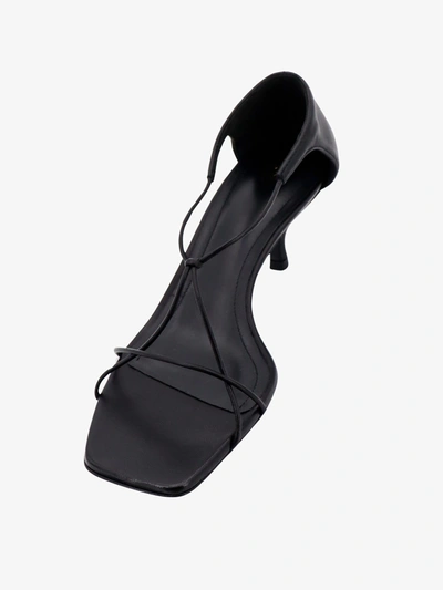 Shop Totême Toteme Woman Sandals Woman Black Sandals