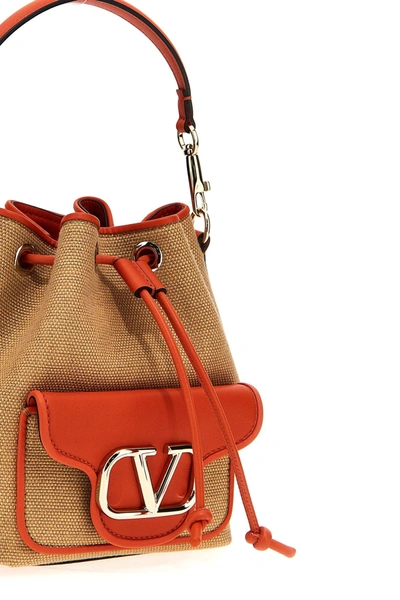 Shop Valentino Garavani Women  Garavani 'locò' Handbag In Orange