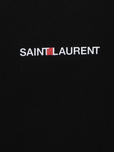 Shop Saint Laurent Hoodie In Noir/blanc