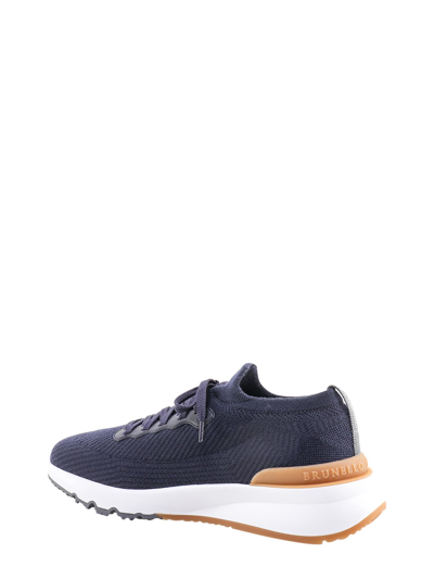 Shop Brunello Cucinelli Sneakers In Blu