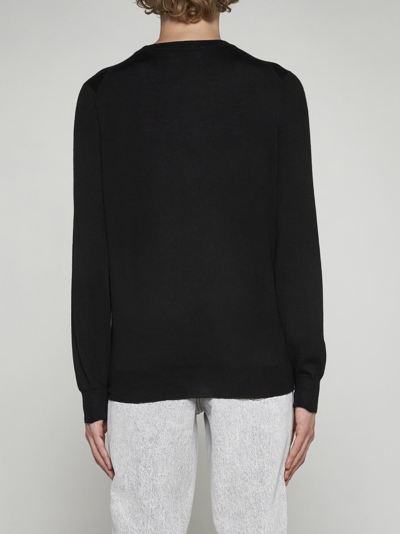 Shop Brunello Cucinelli Wool And Cashmere Sweater In Black