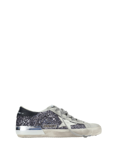 Shop Golden Goose Super Star Sneakers In Anthracite
