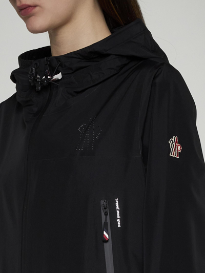Shop Moncler Fanes Technical Fabric Jacket In Nero