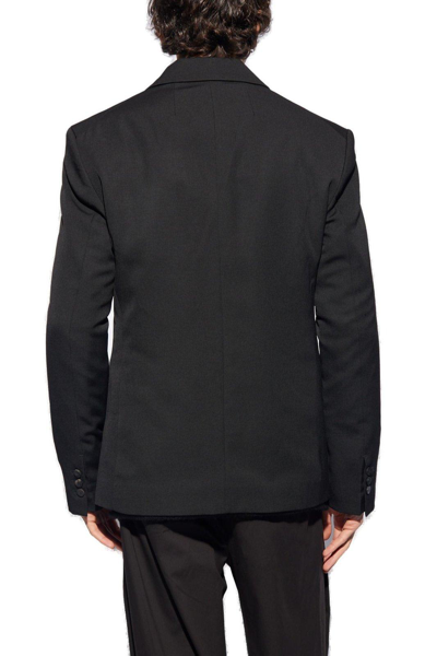 Shop Jacquemus Single Breasted Sleeved Blazer In Nero
