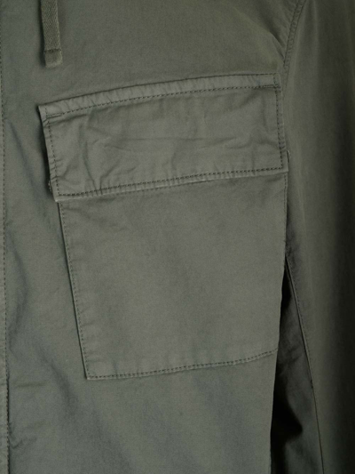 Shop Stone Island Stretch Supima Cotton Jacket In Verde