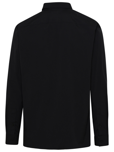 Shop Burberry Sherfield Shirt In Black Cotton In Nero