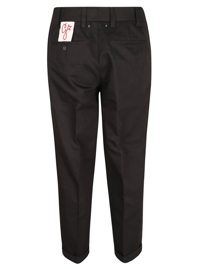 Shop Golden Goose Chino Skate Trousers In Black