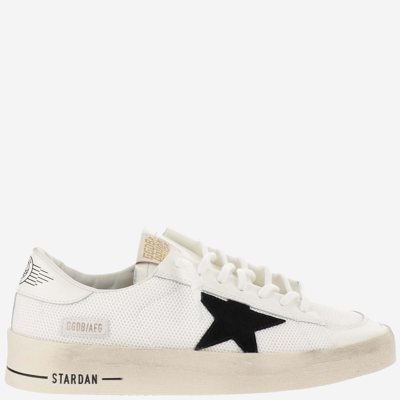 Shop Golden Goose Stardan Sneakers In White/black
