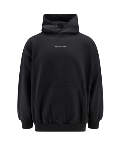 Shop Balenciaga Sweatshirt In Feded Black