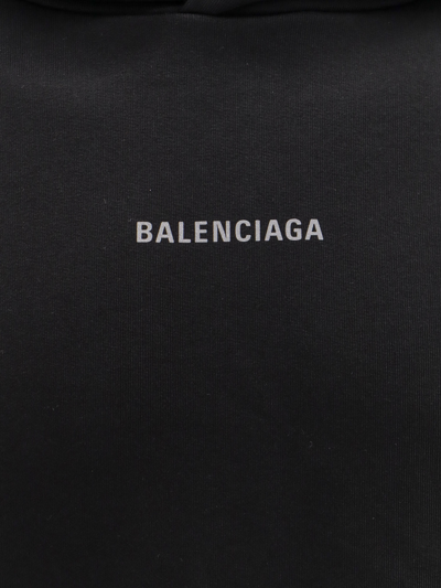 Shop Balenciaga Sweatshirt In Feded Black