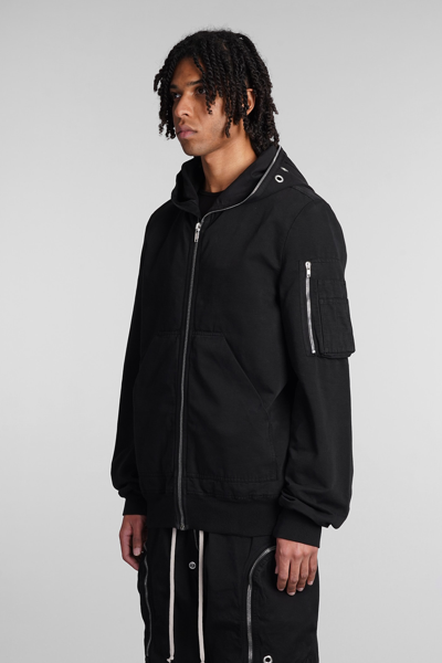 Shop Drkshdw Gimp Flight Bomber Bomber In Black Cotton