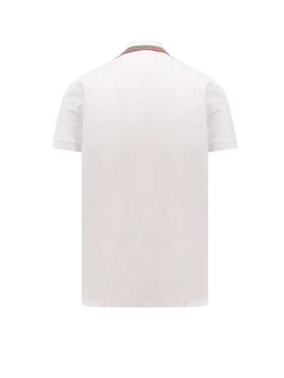 Shop Burberry Polo Shirt In White