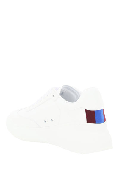 Shop Stella Mccartney Loop Sneakers In Ecru (white)