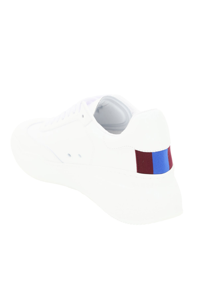 Shop Stella Mccartney Loop Sneakers In Ecru (white)