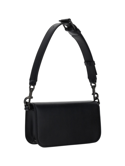 Shop Valentino Mini Loc Oulder Bag In Black