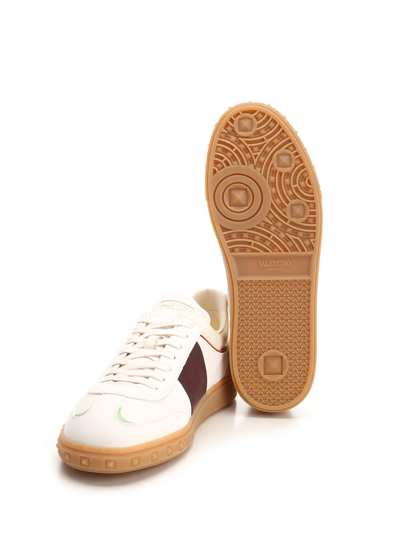 Shop Valentino Highline Sneaker In Ivory/vinaccia-ice/mint-amber