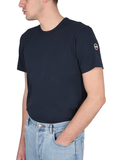 Shop Colmar Crewneck T-shirt In Navy