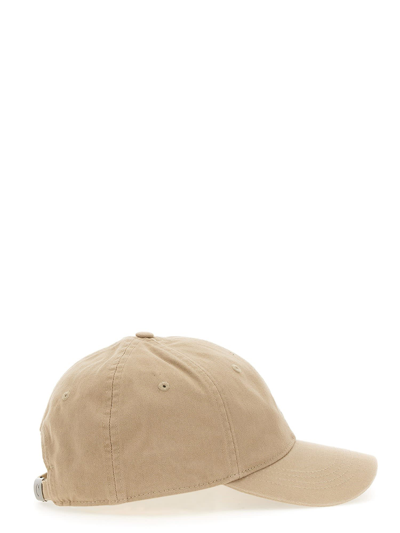 Shop Carhartt Baseball Hat With Logo In Beige