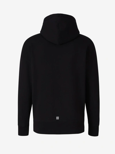 Shop Givenchy Archetype Hooded Sweatshirt In Negre