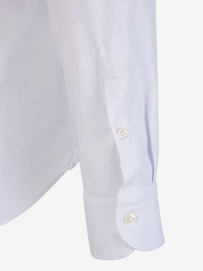 Shop Vincenzo Di Ruggiero Stretch Knit Shirt In Blanc