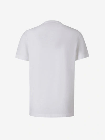 Shop Zanone Plain Cotton T-shirt In Verd Fosc