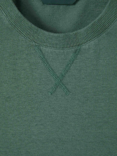 Shop Zanone Round Neck Sweatshirt In Green
