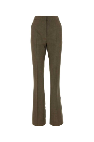 Shop Max Mara Pleated Trousers In Brown