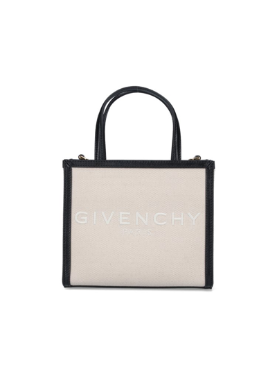 Shop Givenchy Mini G Tote Shopping Bag In Beige