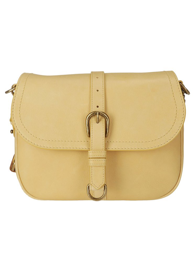 Shop Golden Goose Deluxe Brand Sally Medium Shoulder Bag In Yellow