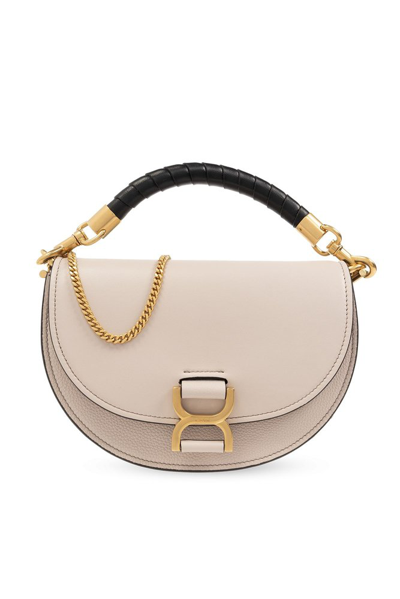 Shop Chloé Marcie Chain Shoulder Bag In Pink