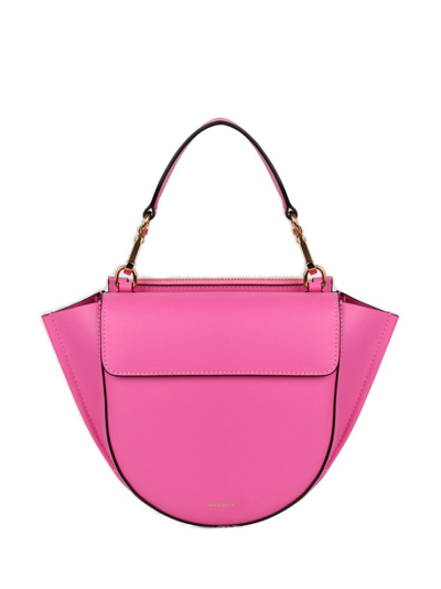 Shop Wandler Hortensia Mini Top Handle Bag In Pink