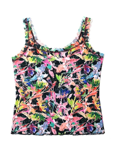 Shop Hanky Panky Plus Size Printed Signature Lace Cami In Multicolor