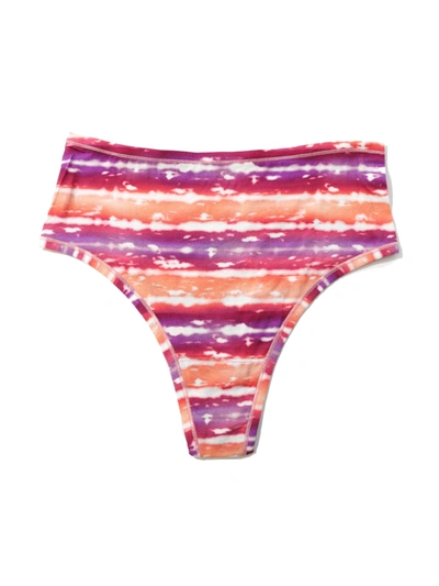 Shop Hanky Panky Printed Playstretch™ High Rise Thong In Multicolor