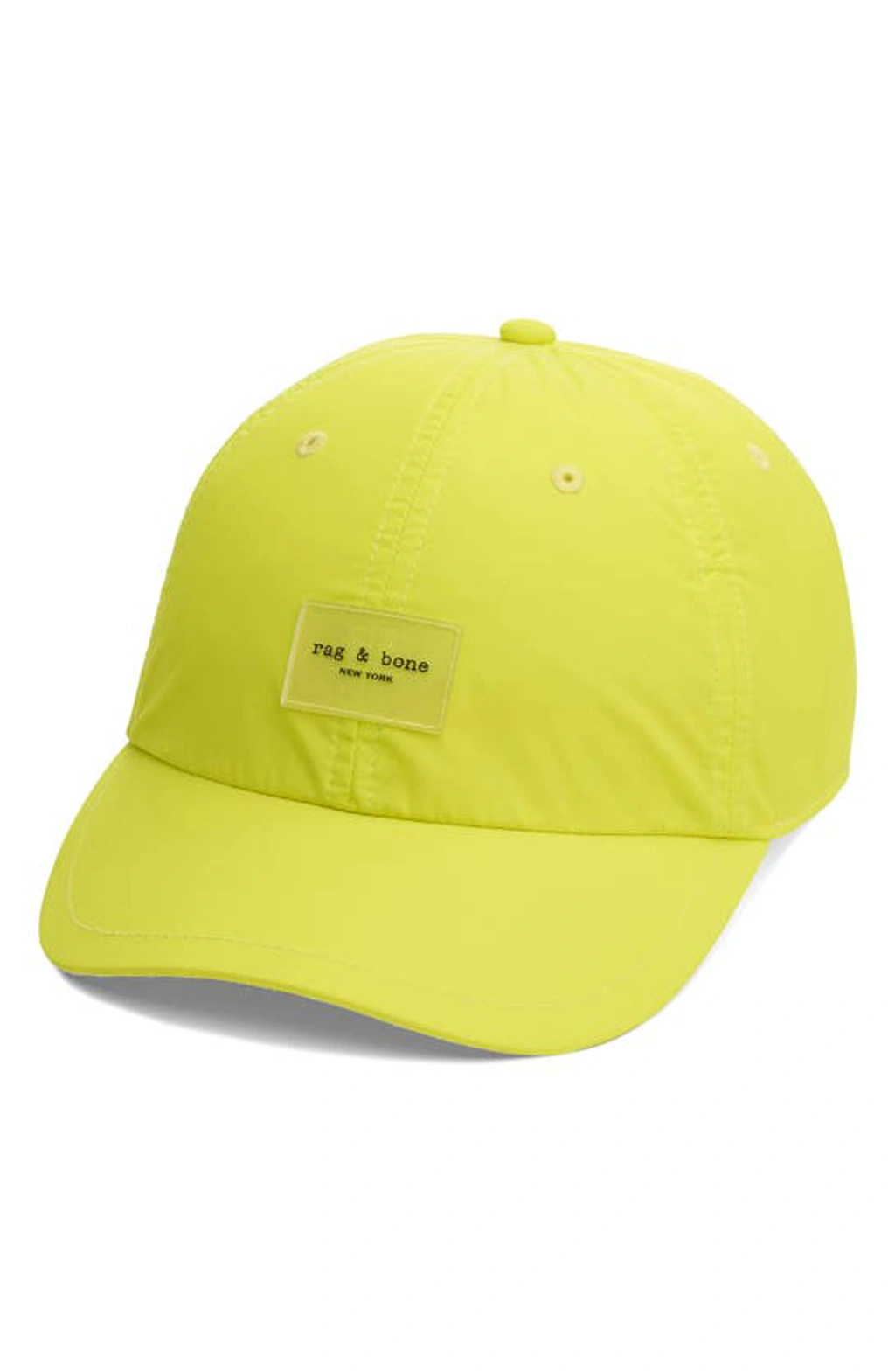 Rag & bone neon yellow addison baseball hat O/S Rag & Bone | Addison Plaid Yellow Baseball Cap – Moniquey main image 4