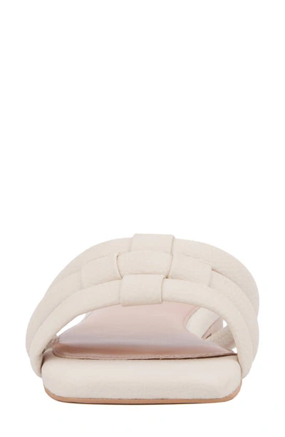Fashion To Figure Gaiana Slide Sandal In Bone