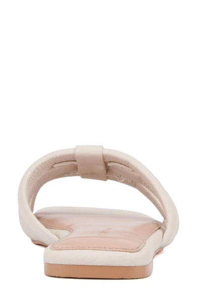 Fashion To Figure Gaiana Slide Sandal In Bone