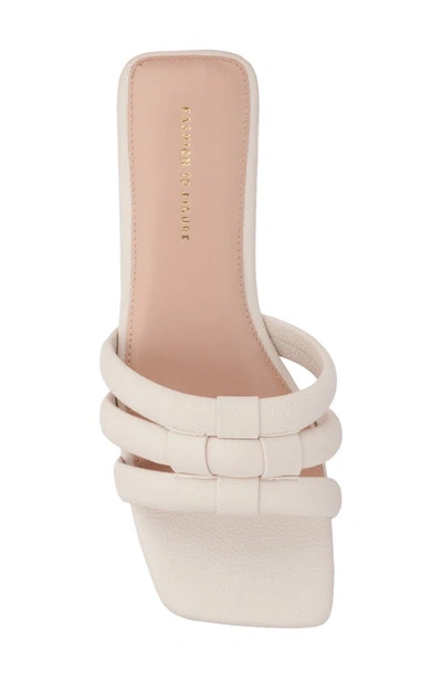 Shop Fashion To Figure Gaiana Slide Sandal In Bone
