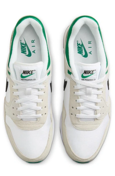 Shop Nike Air Pegasus 89 Sneaker In White/ Black/ Malachite
