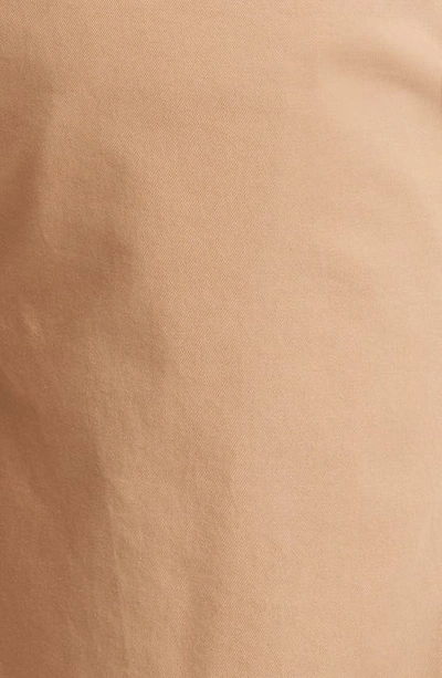 Hugo Boss Regular-fit Cotton-blend Twill Chino Shorts In Medium Beige