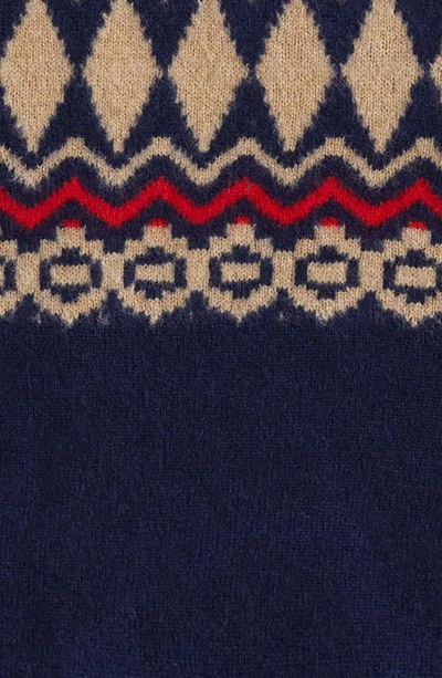 Vineyard Vines Little Boy's & Boy's Heritage Wool Fair Isle-style Sweater In Nautical Navy